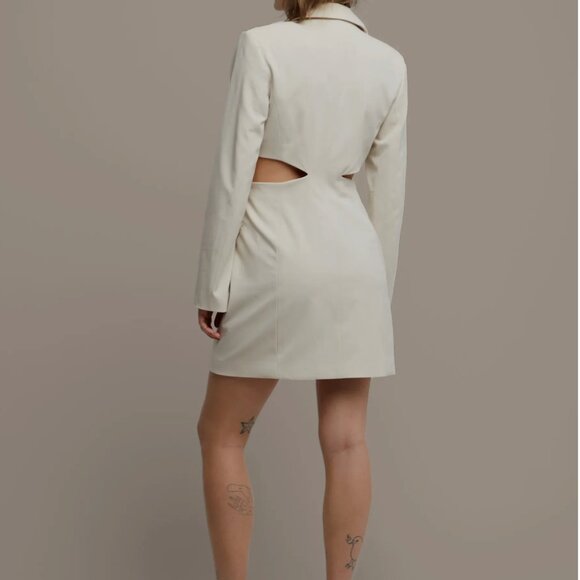 OAK AND FORT CREAM BLAZER DRESS - Picture 2 of 6